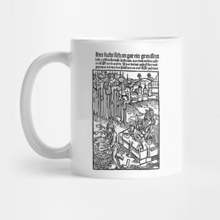 Vlad the Impaler Wood Cut Mug